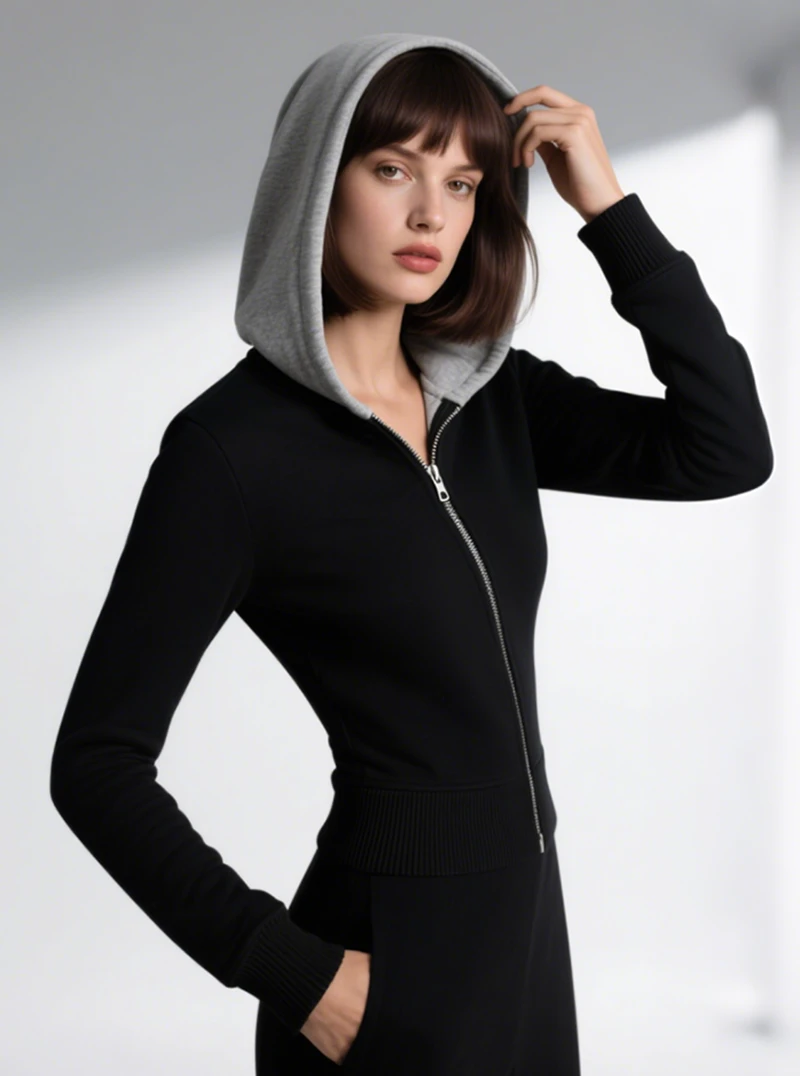 hoodie fitted hoodie