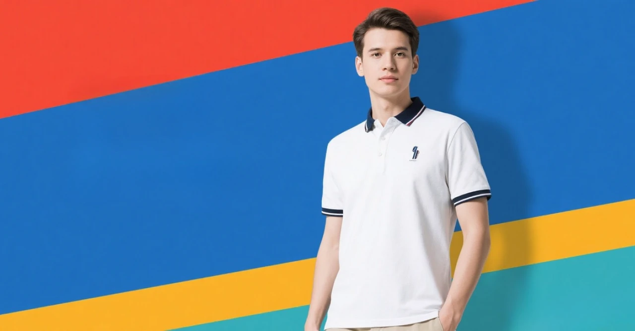 polo shirt banner 1 m