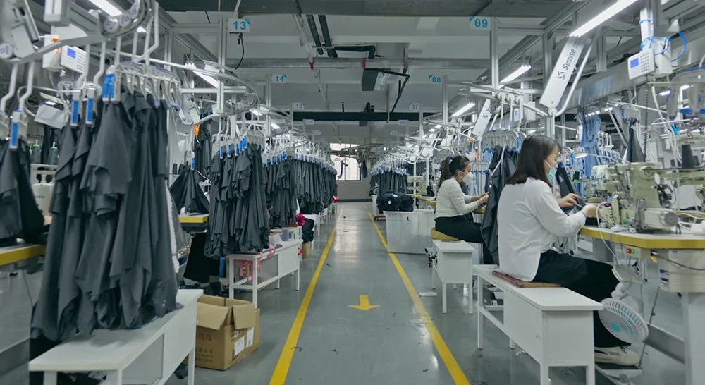 polo shirt production production stage