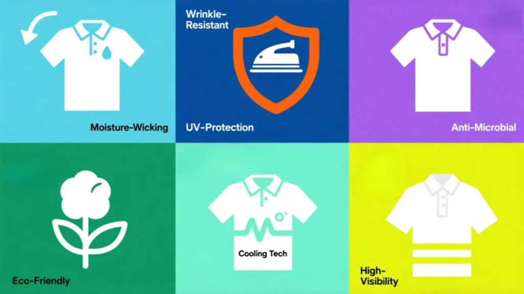 polo shirts by function