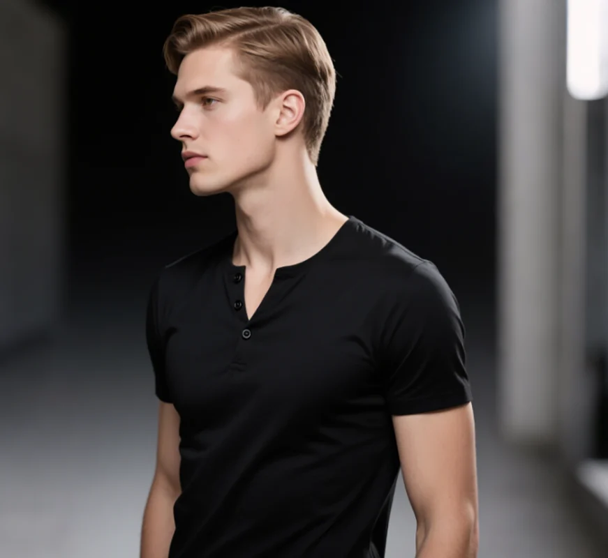 t shirt henley