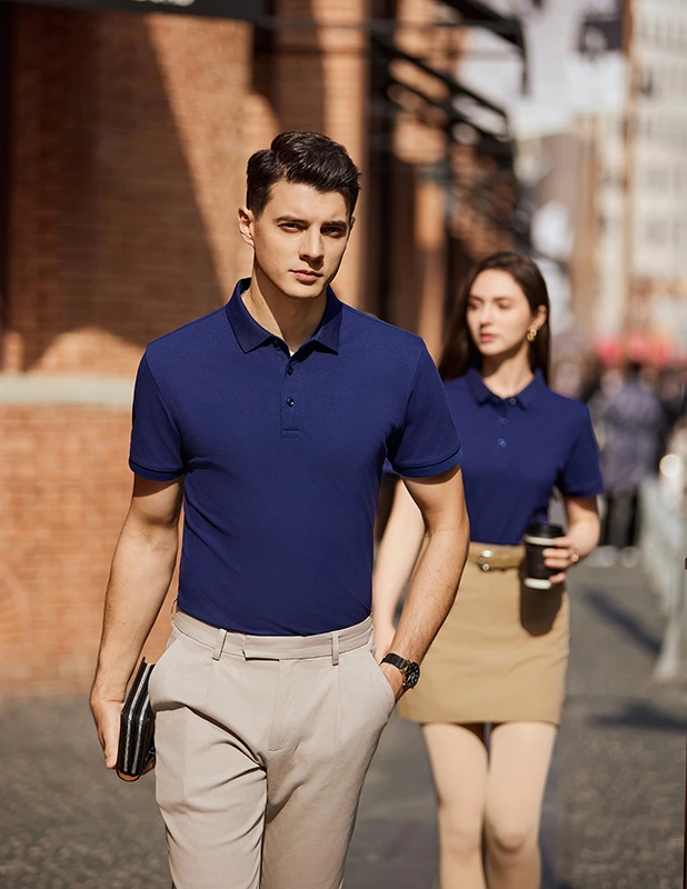 the composition of a polo shirt