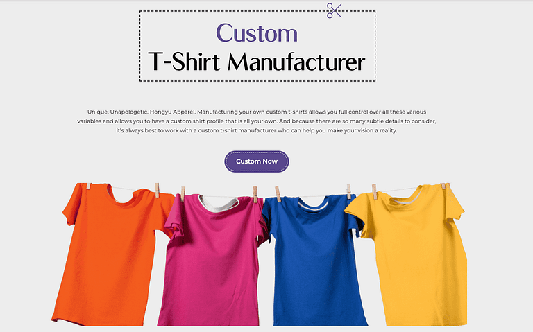 Custom T-Shirt Manufacturer in China OEM & Bulk Production Solutions