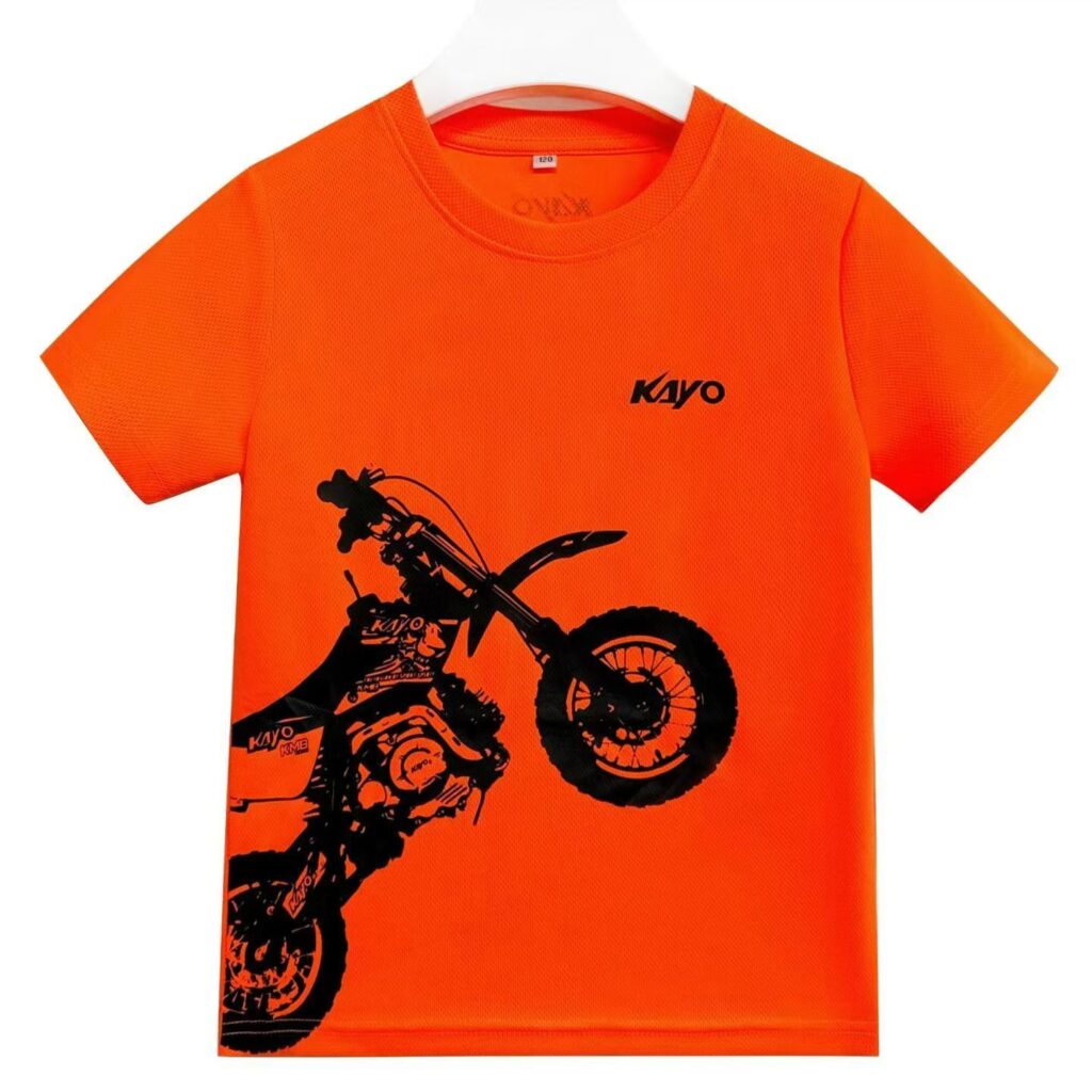 KAYO Motorcycle Kids' Quick-Dry T-Shirt Customization Case Study - LSLONG Apparel (4)