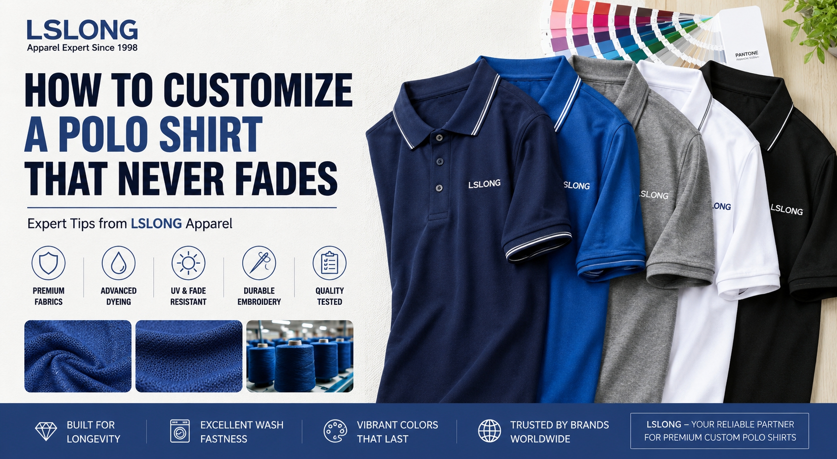 How to Customize a Polo Shirt That Never Fades: An Expert Guide from LSLONG Apparel