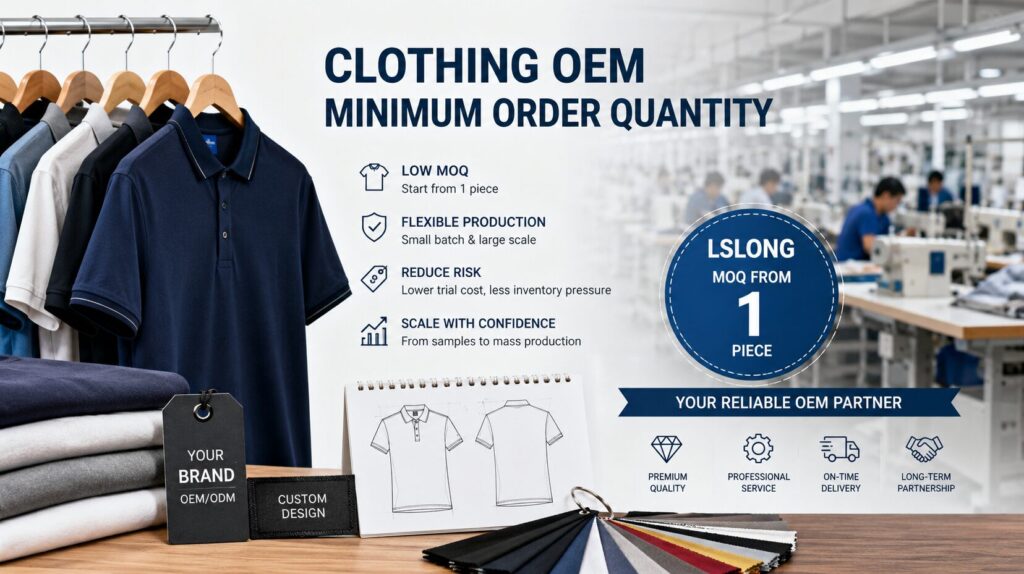 What Is the Minimum Order Quantity (MOQ) for Clothing OEM Manufacturing? A Complete Guide for Brands and Startups